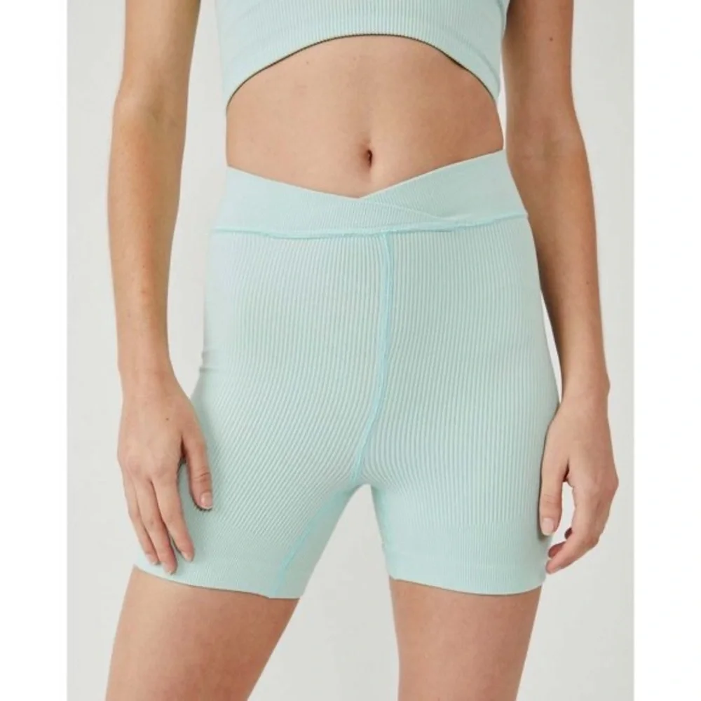 Free People Movement Free Throw Short in Turquoise Mint - Picture 2 of 4